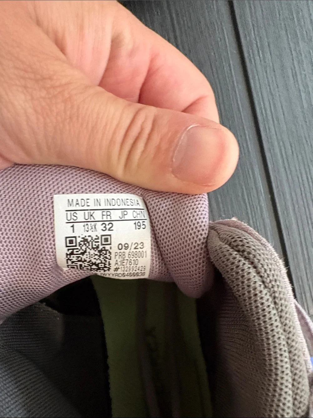 adidas Kids High-Top Boots in Light Lavender and Gray with Lime Accent size 1